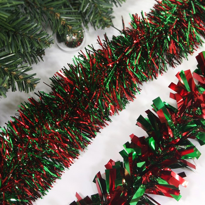 크리스마스 모루 트리장식 2타입 빨강초록