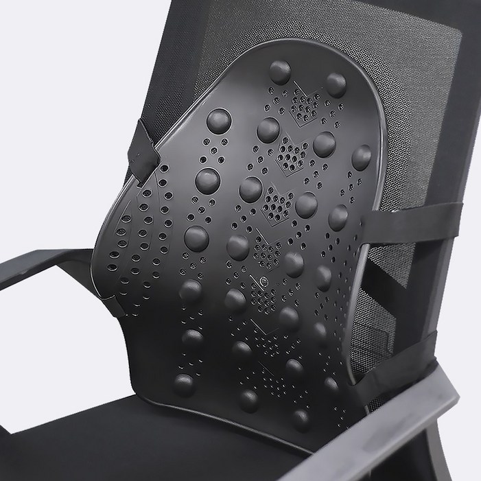 더쎈 자동차 허리쿠션 등받이 지압 받침대 자세교정 허리착