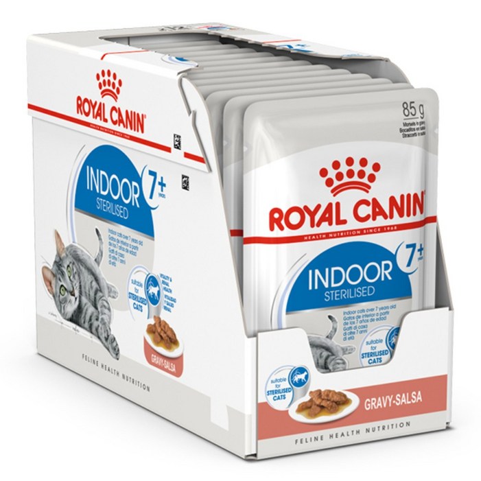 로얄캐닌 고양이 인도어 7 습식파우치 85g 12개 24개 36개, 닭, 85g, 36개