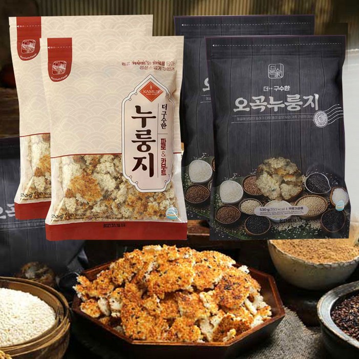 미식본가 오곡 파로 카무트 누룽지 끓여먹는 숭늉 식사대용