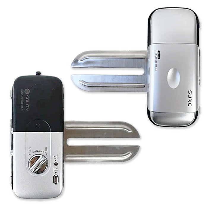 혜강 솔리티 SYNC TG110 날개형 유리문 디지털 도어락 비밀번호 글라스도어록 강화유리