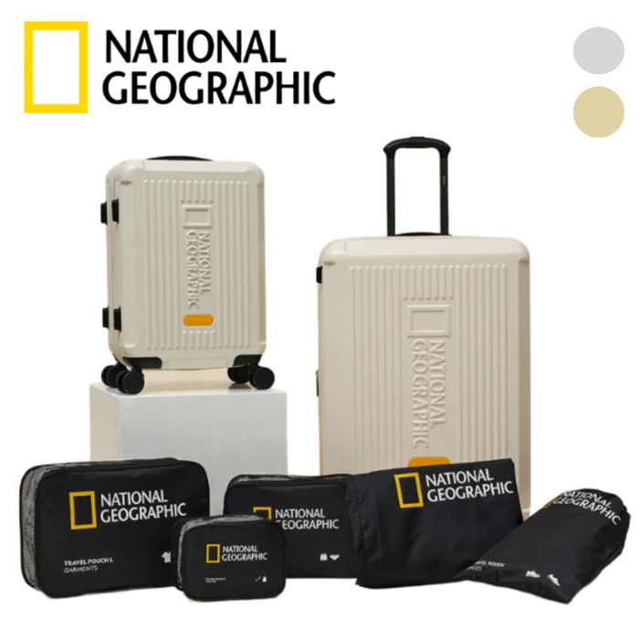 매장발송 내셔널지오그래픽 남녀공용 캐리어 세트 20형28형 2종택1 기내용 수하물  출장 여행 가방