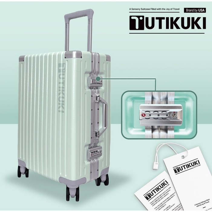 10년AS 독일산PC 100 알루미늄프레임 여행용캐리어 20인치 24인치 26인치 기내용 중대형 캐리어 TSA 자물쇠