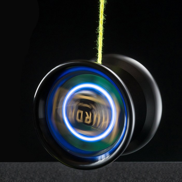 매직요요 오로라 어린이 장난감 스포츠완구 고급 메탈요요 골드베어링 LED 라이트 요요, 1. Y02오로라, 1개