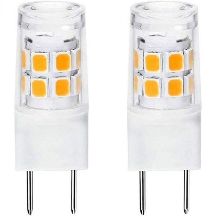 G8 LED 전구 3W WB25X10019 마이크로파 조명 전구 20W 할로겐 전구 교체용 GE 전자레인지용 T4 바이핀 베이스 120V 웜 화이트 3000K, 2개 세트