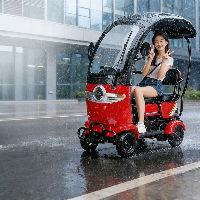 TRUSTA 어르신 장애인 노인용 초경량 전동휠체어 할머니 전동 휠체어 노인 전동차