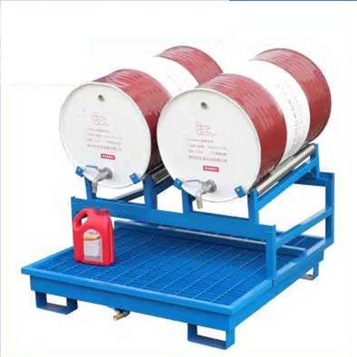 드럼통 거치대 드럼 부스터 오일 드럼케이스 트롤리 받침대, 1개