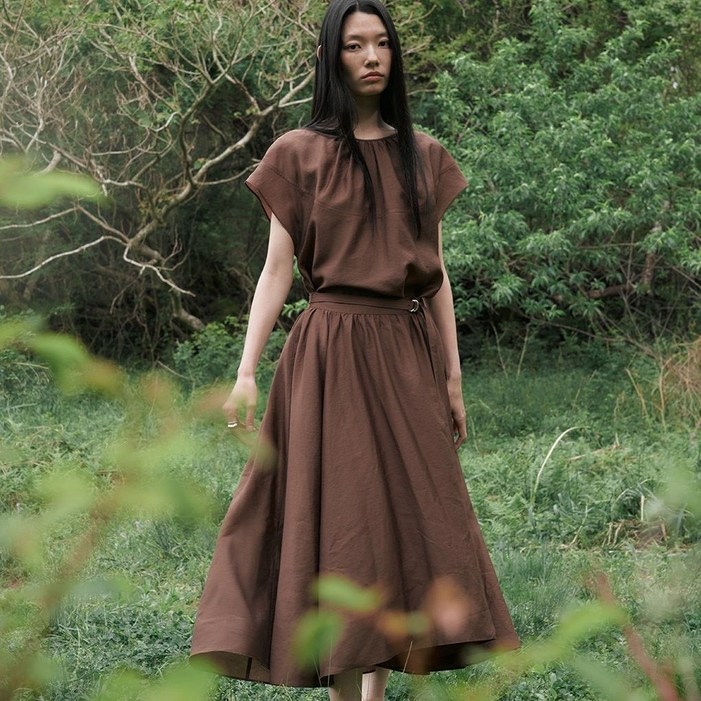 쥬크 ZOOC 드레이프 실루엣 언발란스 원피스Z252MSE020 682585