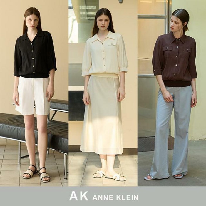 25SS AK 앤클라인 인견 블라우스 3종 25SS AK 앤클라인 인견 블라우스 3종