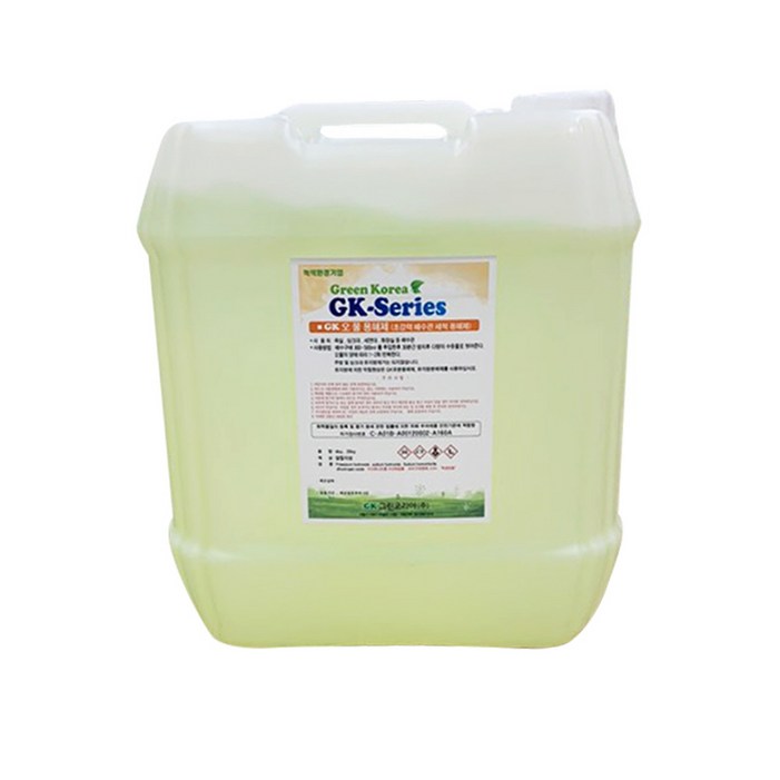 GK그린코리아 오물용해제 배수구클리너 욕실 배관 세면대 바닥 싱크대 머리카락 음식물 물때 제거, 4L, 4개
