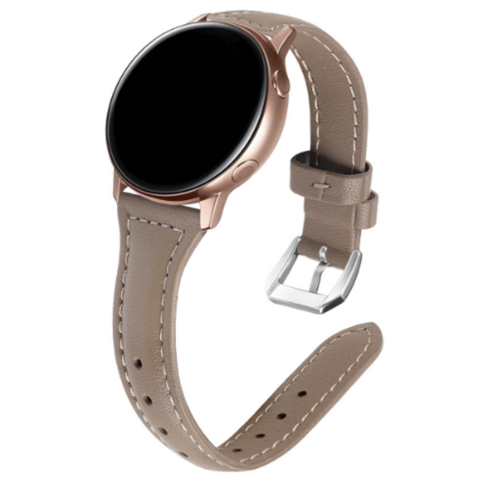 갤럭시워치 호환 슬림 가죽 스트랩 밴드 시계줄, 에토프, 1개