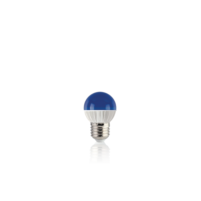 포커스 LED 인치구 인찌구 G45 4W E26소켓 미니전구  레드 그린 블루, 100개, 파란색