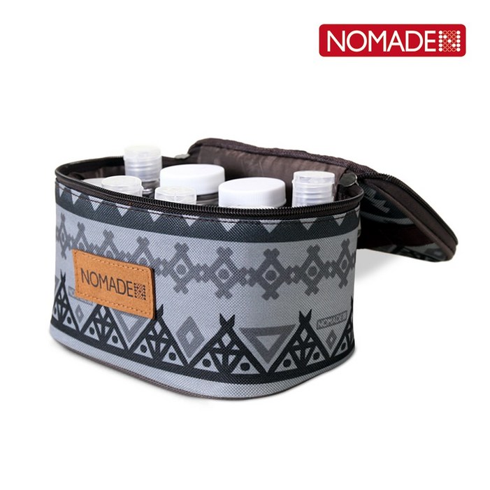 노마드 하이클래스 양념통 M 8p 블랙 그레이 차박 소스통 시즈닝 쉐프 양념 캠핑 용품