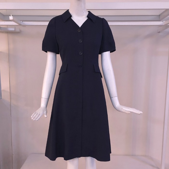 미센스 단추장식 카라 반팔원피스MB34OPM113Z