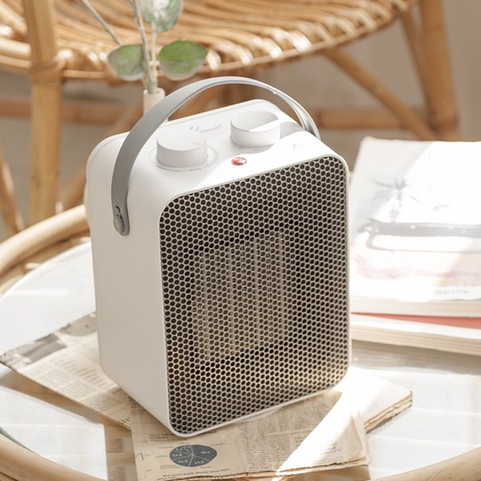 B급리퍼한일 캠핑용 탁상형 PTC 미니온풍기