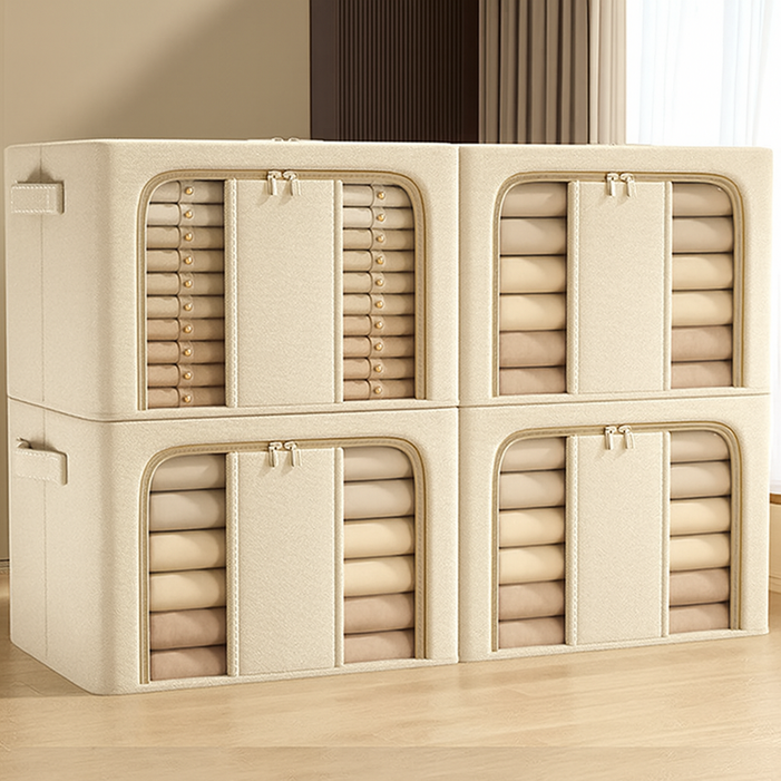 라온프리 대용량 접이식 와이어 리빙박스