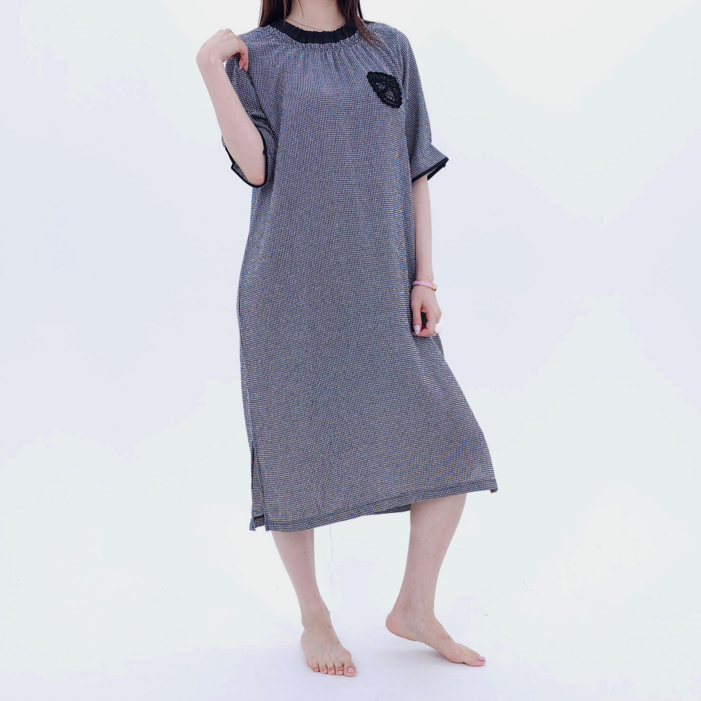 르비엔 여성용 고방 여름원피스 블랙컬러