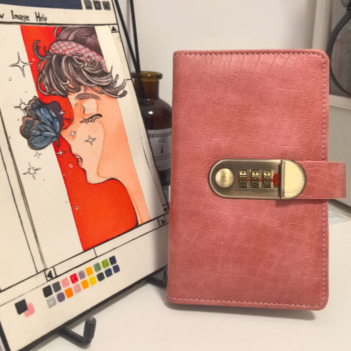 꿈이있는집 현금 바인더 지갑 챌린지, 1개, 핑크 가죽