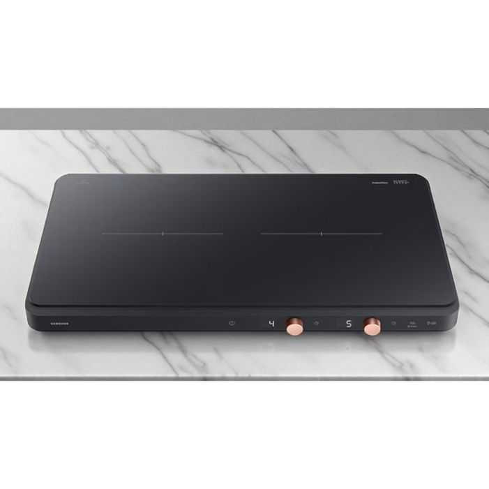 삼성전자 인덕션 더 플레이트 전기레인지 2구 자가설치 블랙