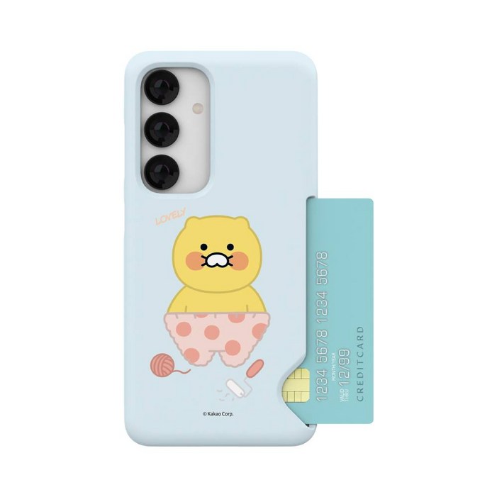 갤럭시S24울트라 카카오프렌즈 춘식이 슬림카드 케이스