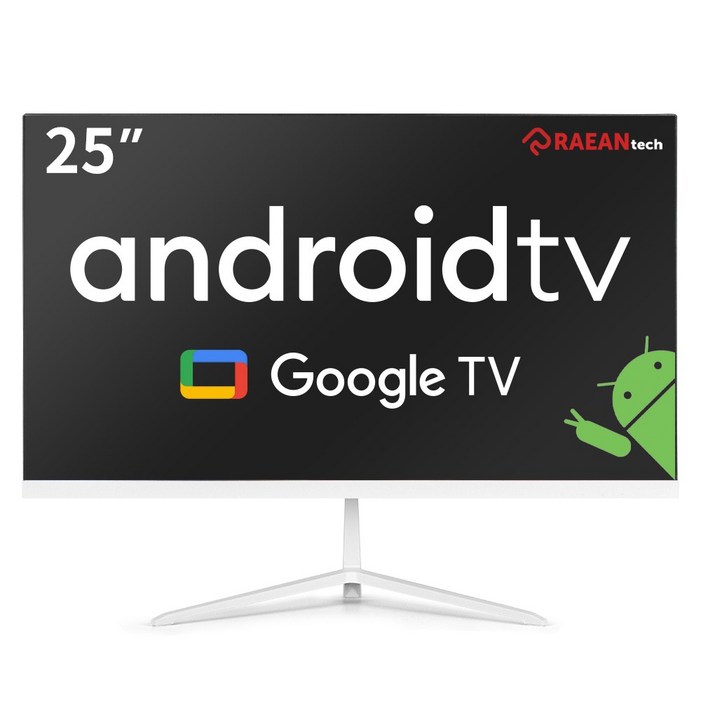 래안텍 본사 구글 안드로이드 스마트 모니터 화이트 VA 25형 FHD, PANTHEON SMF2460, 63.5cm