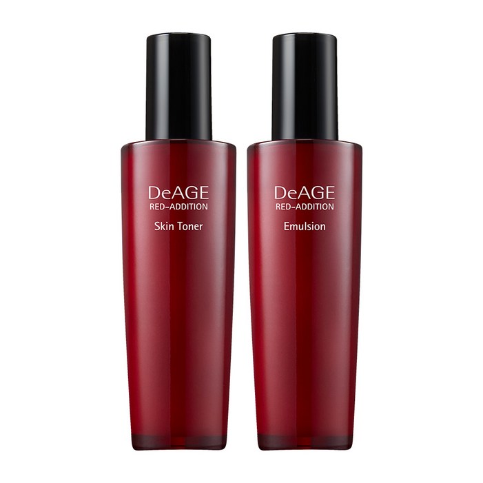 참존 디에이지 레드 에디션 2종 기초세트 스킨 120ml  에멀전 120ml 단품, 1세트