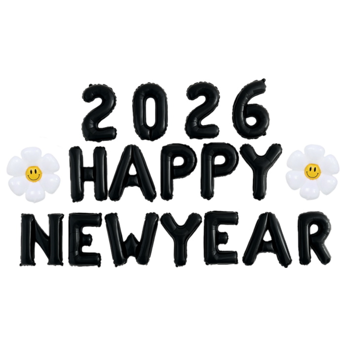 베르트폴 해피뉴이어 데이지 풍선세트