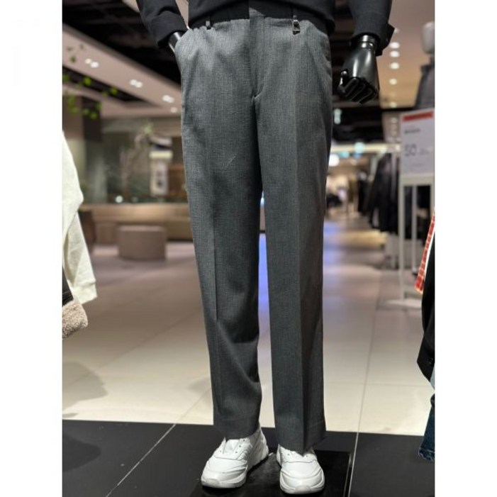 F/W 리버클래시 LKF27405 GY 그레이 루즈핏 더블 스판 캐주얼 셋업 팬츠 LKF26405
