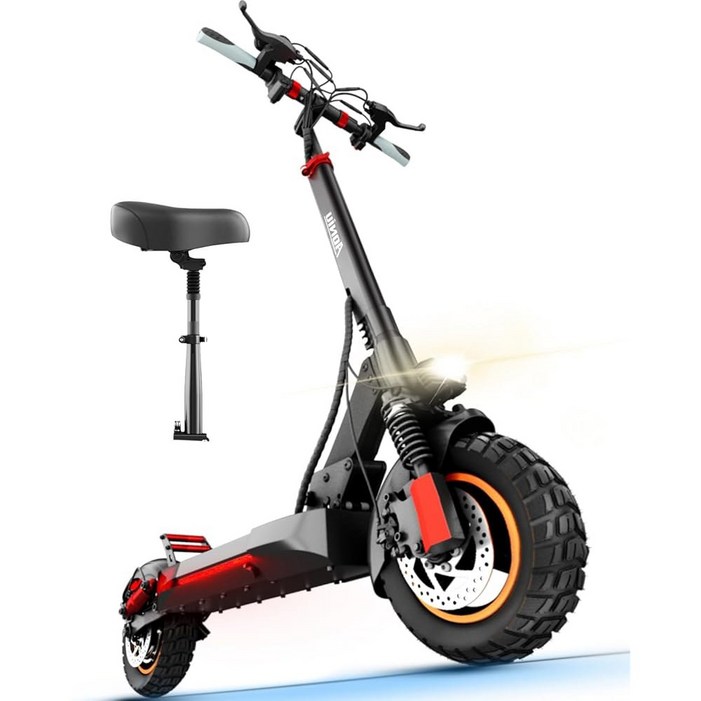 AONIU m4 전기 스쿠터, 좌석 포함 시속 2530마일 고속 헤비 듀티 300파운드 이상 10인치 도로에서 접이식 e 스쿠터 모빌리티 여자 남자 10대 3137마일 장거리