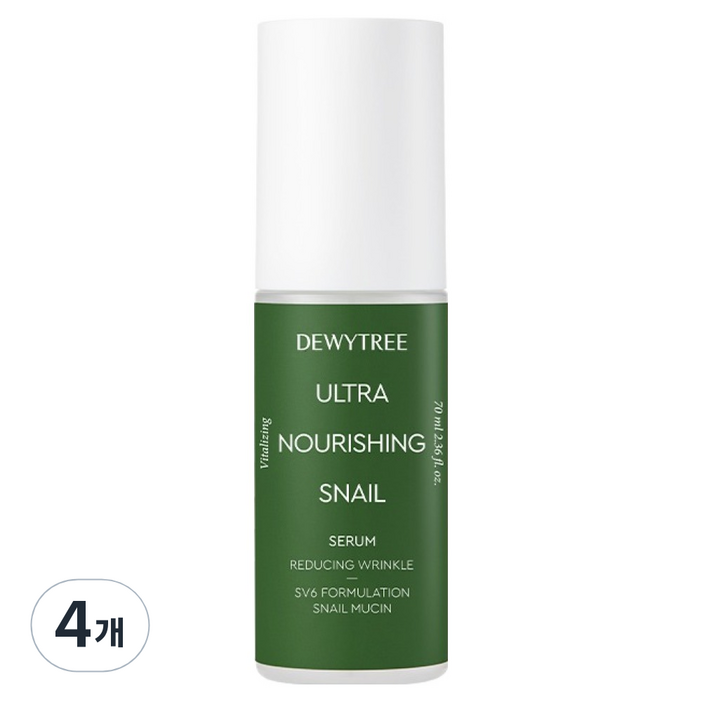 듀이트리 울트라 너리싱 스네일 에센스 세럼, 70ml, 4개