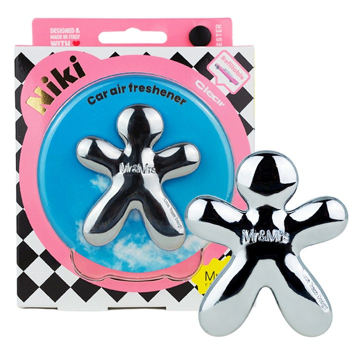 미스터앤미세스 니키 클래식 차량용 방향제, 1개, 클리어