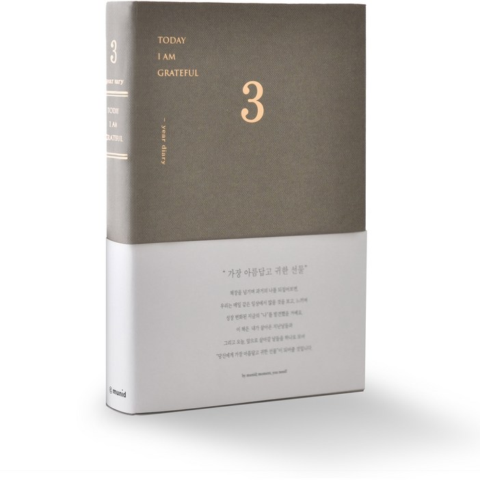 뮤니드 It diary 3년 일기장, 카키, 1개 뮤니드 It diary 3년 일기장, 카키, 1개