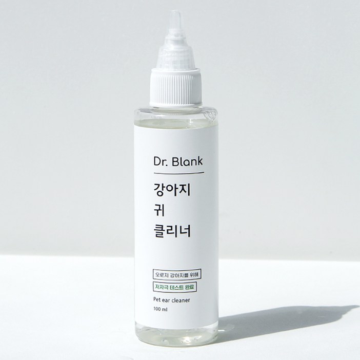 닥터블랭크 저자극 강아지 귀 클리너, 100ml, 1개 닥터블랭크 저자극 강아지 귀 클리너, 100ml, 1개