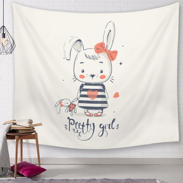 더자카 어린이룸 레빗 인테리어 천