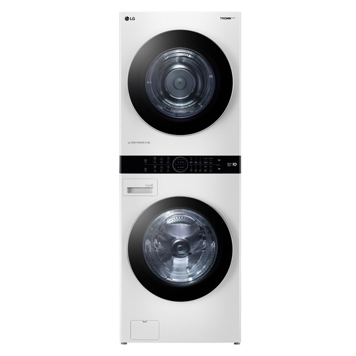 LG 트롬 워시타워 W20WAN 세탁기 23kg + 건조기 20kg 릴리 화이트 방문설치, W20WAN, 릴리 화이트