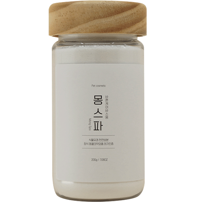바스몽 몽스파 강아지 탄산 스파 입욕제, 1개, 200g 바스몽 몽스파 강아지 탄산 스파 입욕제, 1개, 200g