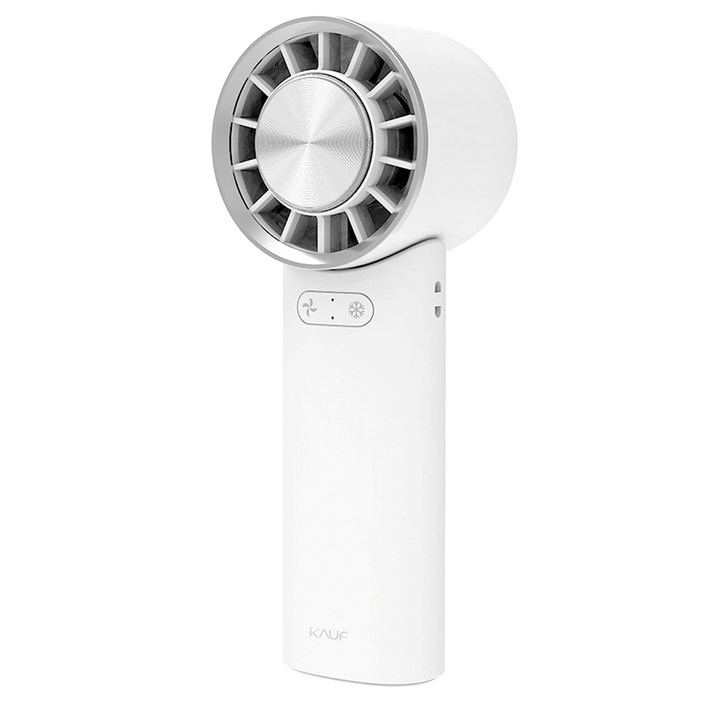 카프 휴대용 접이식 냉각 핸디선풍기, KFFHF02, 화이트