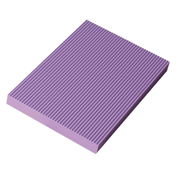 코히모 논슬립 두꺼운 요가 밸런스 블록 패드, 퍼플, 1개