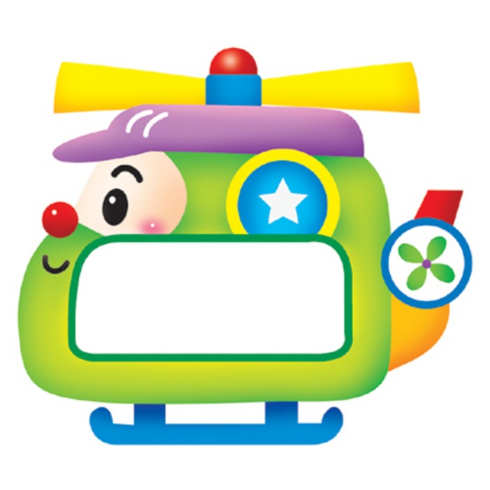 환타스틱스 자동차모양 이름표 스티커 7.9 x 7.2 cm N223