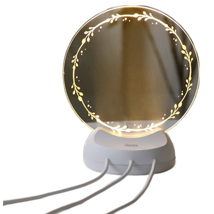 로이직 아크릴 무드등 3포트 고속 충전기 RZ-223, 리프, 1개