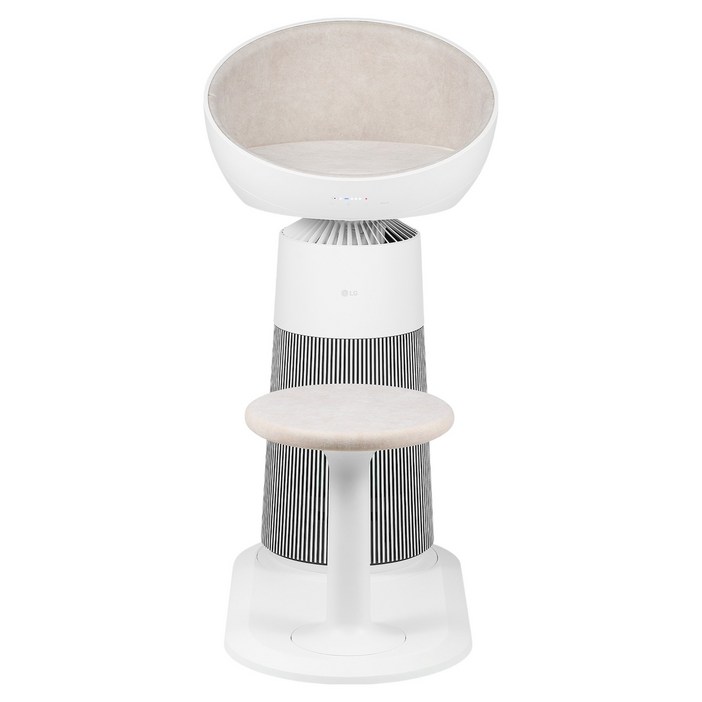 LG전자 퓨리케어 오브제컬렉션 에어로캣타워 공기청정기 AS065CWHA 19.8㎡ 방문설치