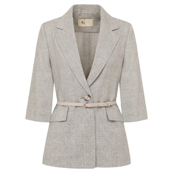 KL 여성용 모니카 벨티드 자켓
