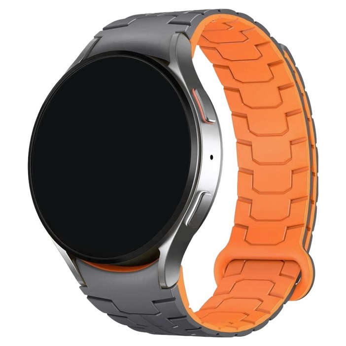 스페이스쉴드 갤럭시 워치 호환 날개형 콘트라스트 마그네틱 실리콘 스트랩 20mm