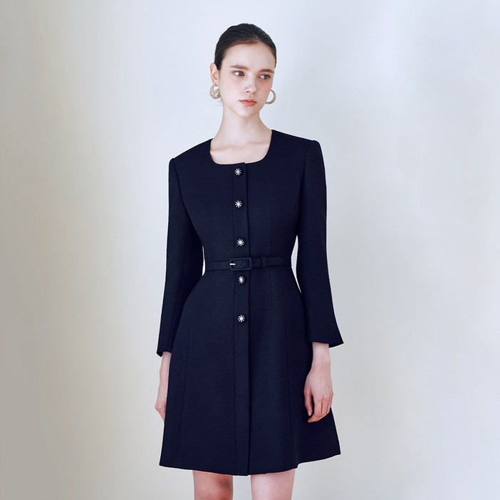 쥴리앤칼라 25FW Calla128 GBTN Ella Tweed 원피스