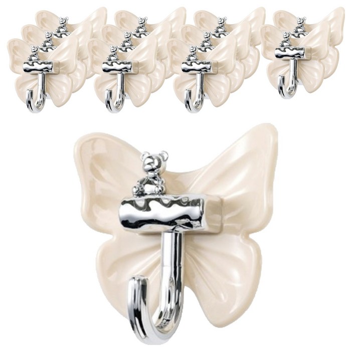 마켓감성 욕실 나비 접착 후크