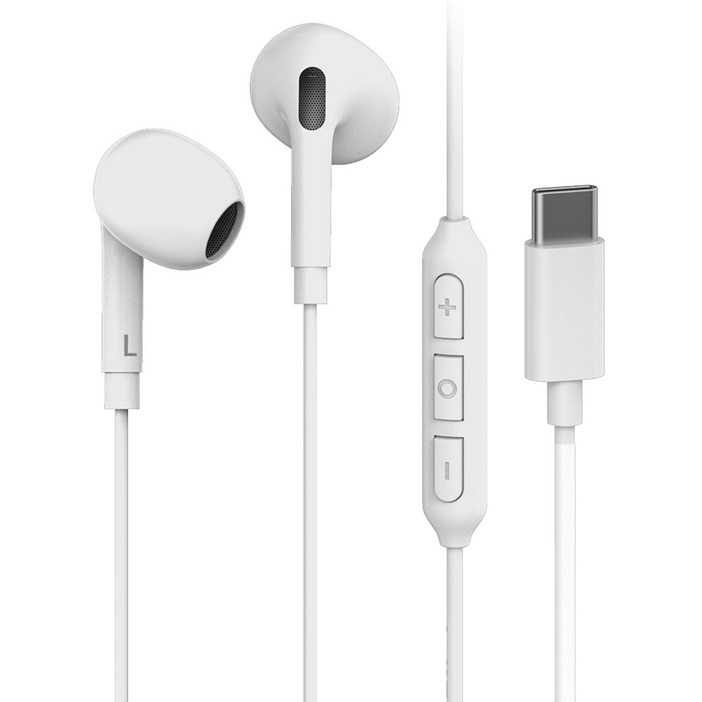 아이리버 갤럭시 애플 아이폰 컴퓨터 노트북 호환 C타입 오픈형 유선 이어폰