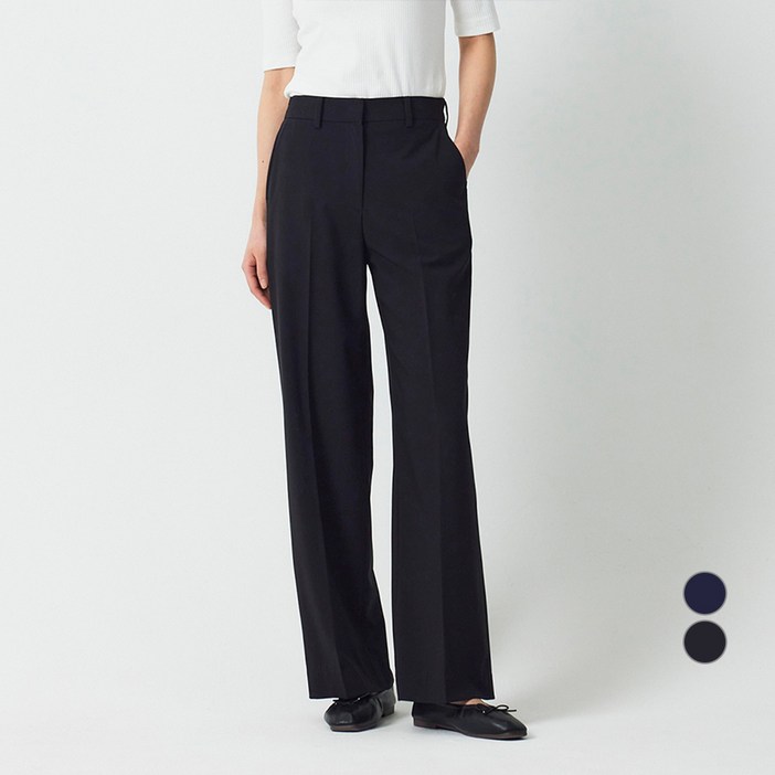 JAJU 여성용 노턱 슬랙스