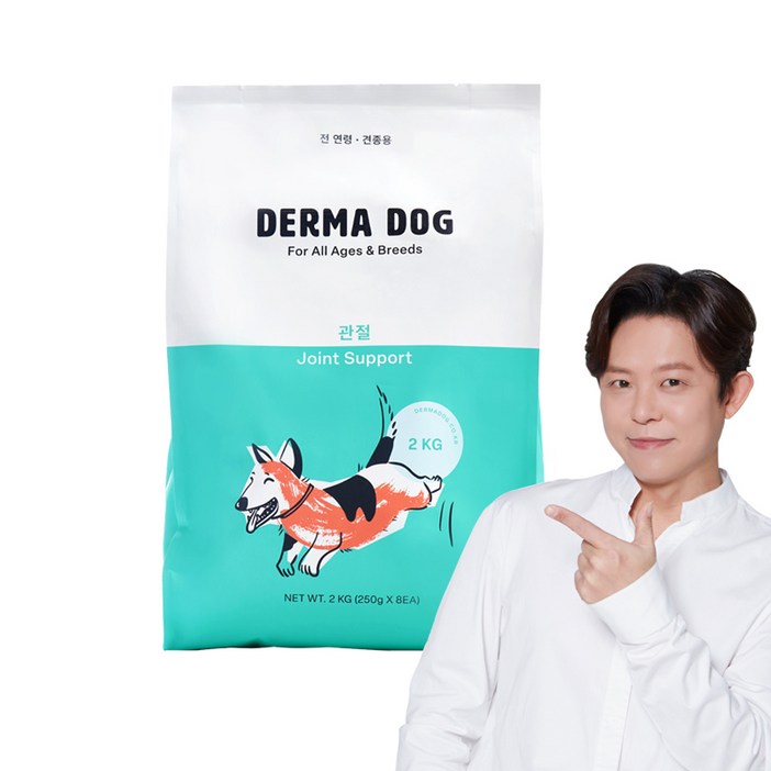 더마독 강아지 기능성 사료, 뼈/관절강화, 2kg, 1개
