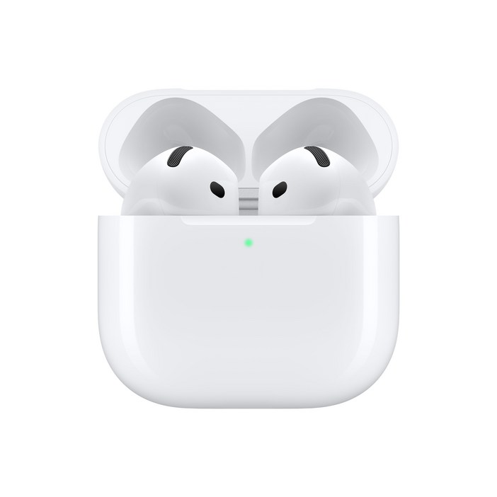 Apple 2024 에어팟 4세대 액티브 노이즈 캔슬링 블루투스 이어폰, MXP93KHA, 화이트 Apple 2024 에어팟 4세대 액티브 노이즈 캔슬링 블루투스 이어폰, MXP93KHA, 화이트