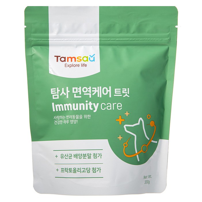 탐사 강아지 영양제 뉴트리션 트릿 면역케어 300g 탐사 강아지 영양제 뉴트리션 트릿 면역케어 300g